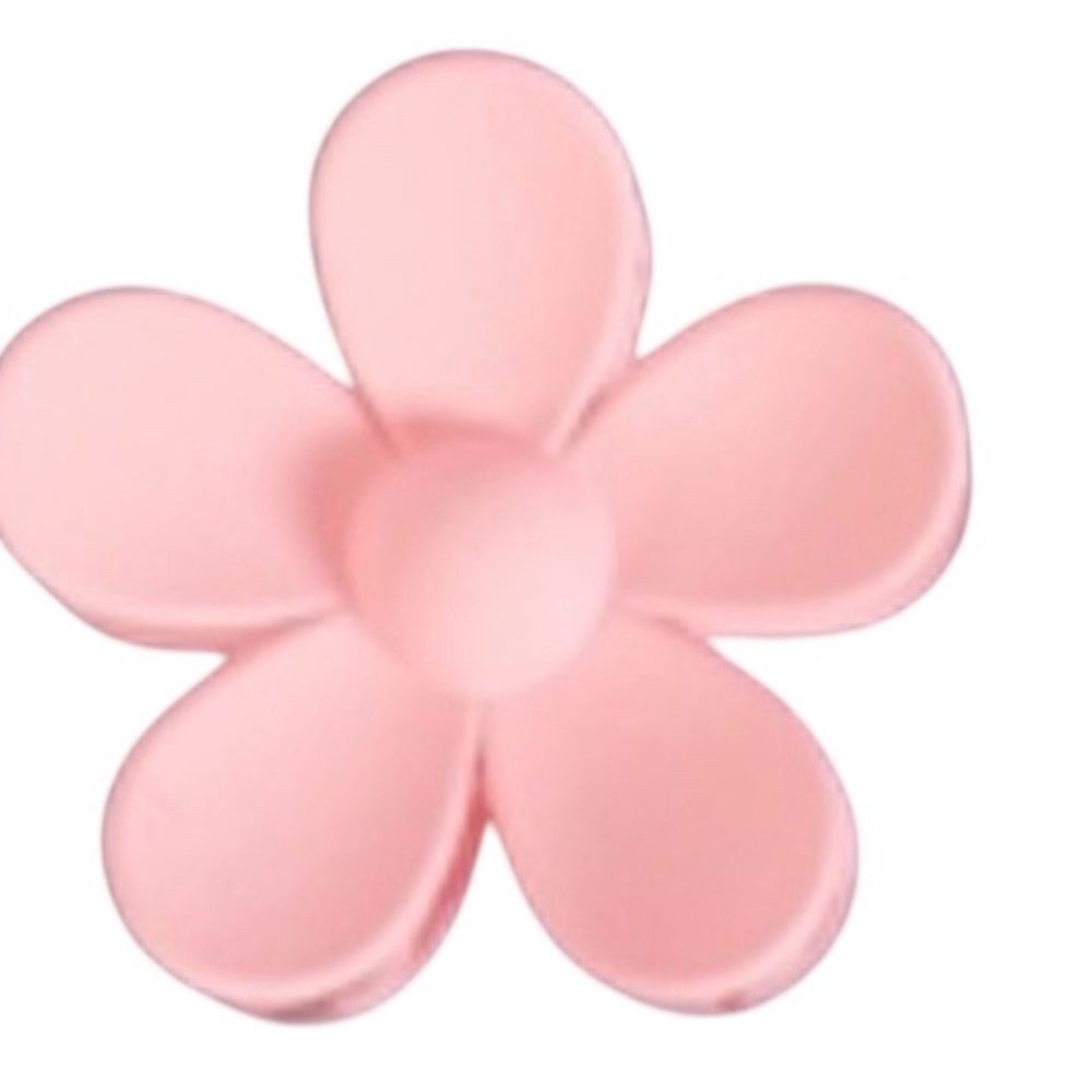 Pastel Pink Daisy Flower Hair Claw Clip Floral Hair Accessory
